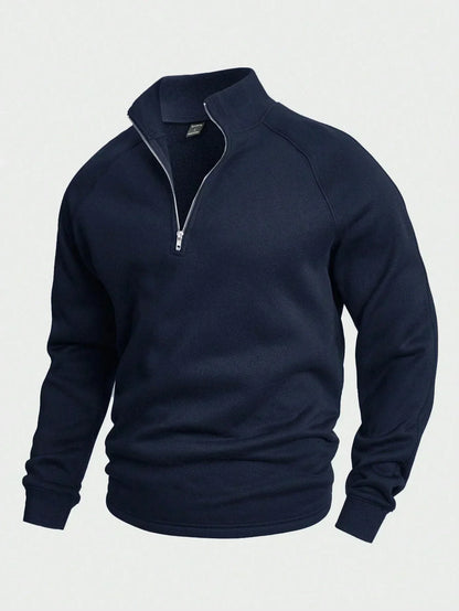William™ - Casual Half-Zip Trui