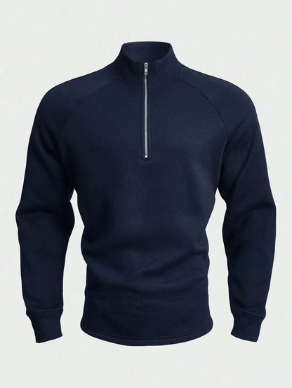 William™ - Casual Half-Zip Trui