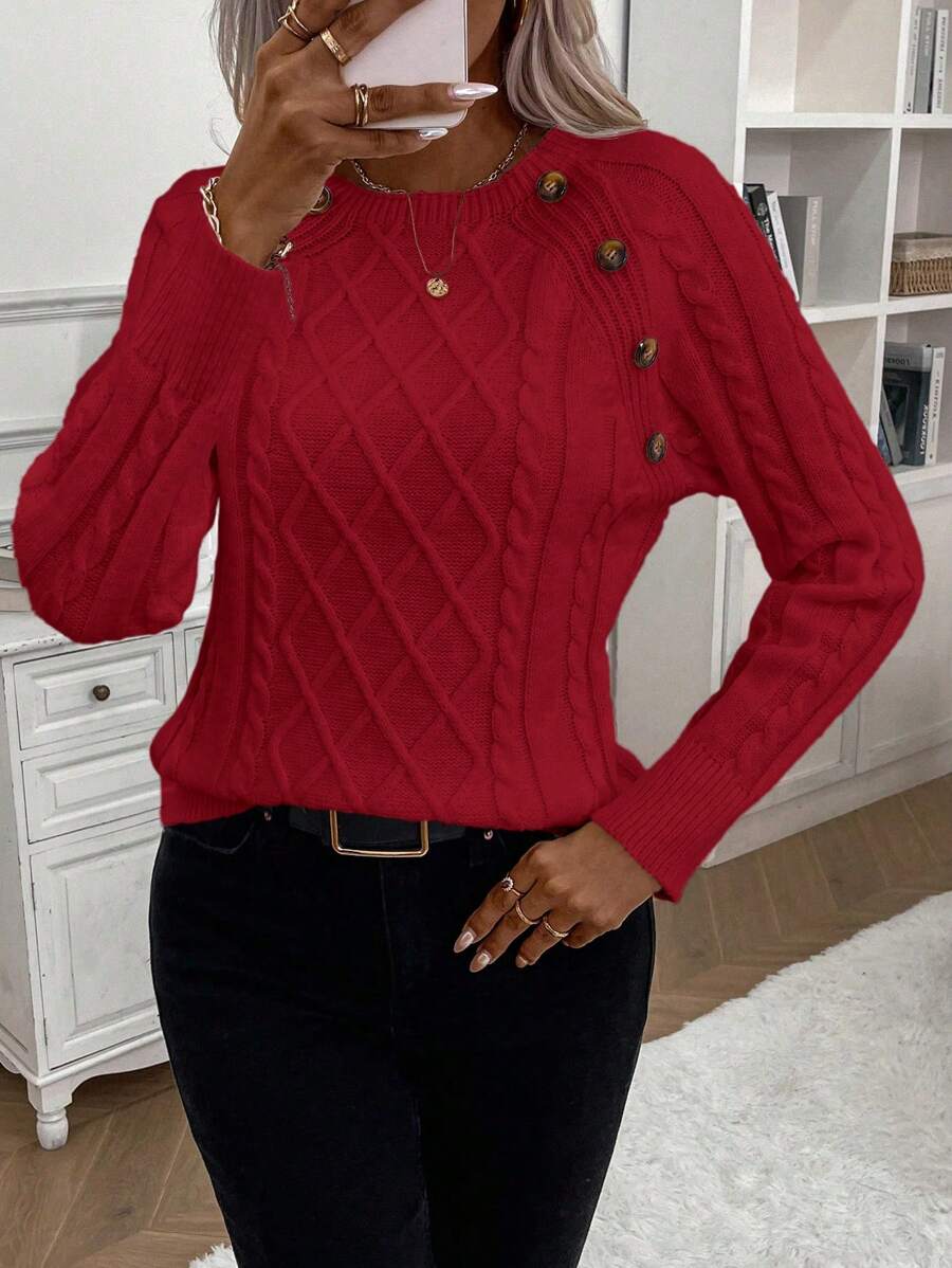 Clara | Trui met Knopen voor Dames