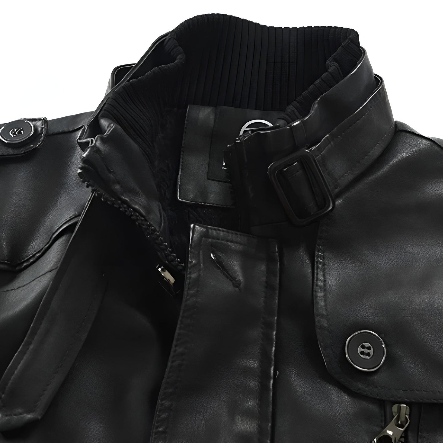 Adrien™ | Elegante Lange Leren Jas voor Heren