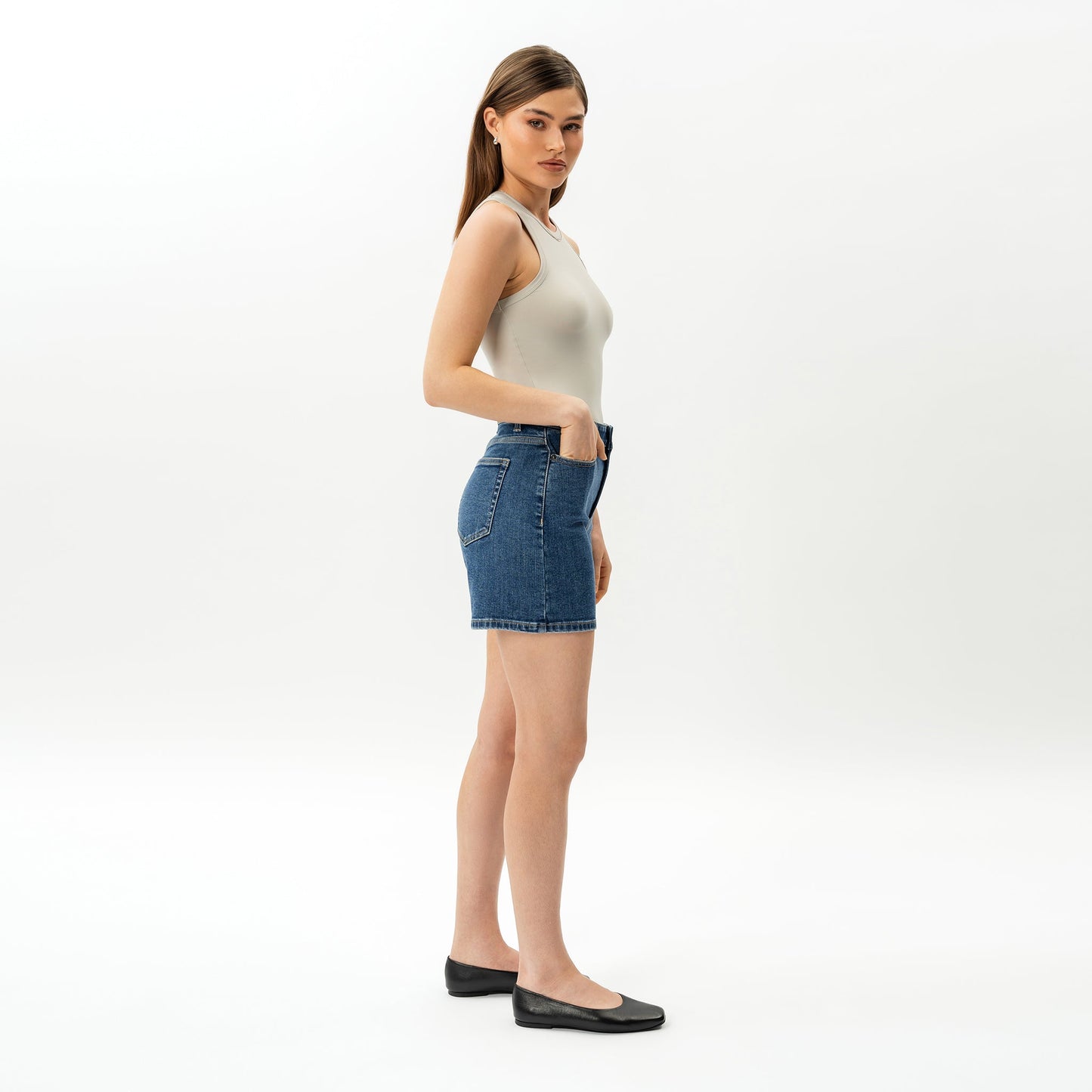 Stretchy ComfortDenim™ Shorts