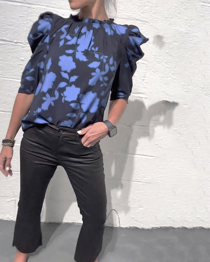 Laluna® | Blouse Pompmouw Ruche