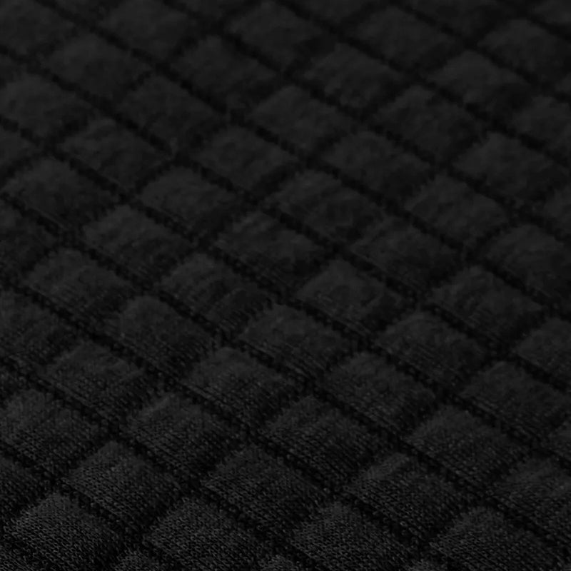 Heren hoodie met lange mouwen, gewatteerd, van wafelstof, in effen kleur voor buitensporten