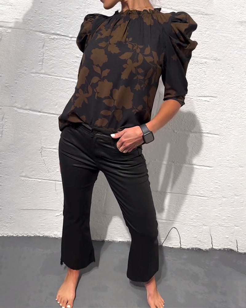 Laluna® | Blouse Pompmouw Ruche