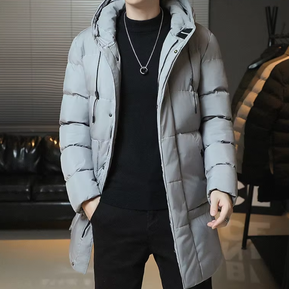 Adrien™ | Elegante Lange Winterjas voor Mannen