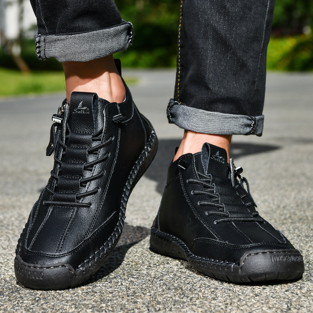 Christian™ | Nubuck Schoenen met Rits voor Mannen