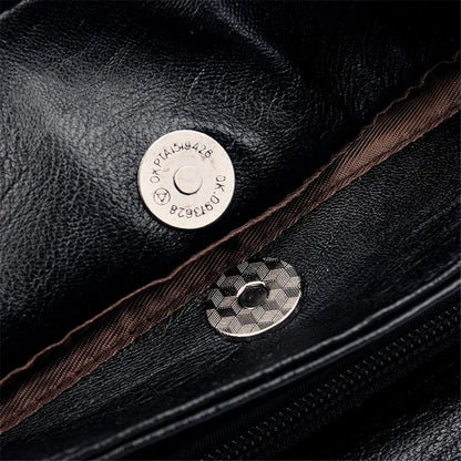 Muse™ | Elegante Geborduurde Leren Tote en Crossbody Tas voor Vrouwen