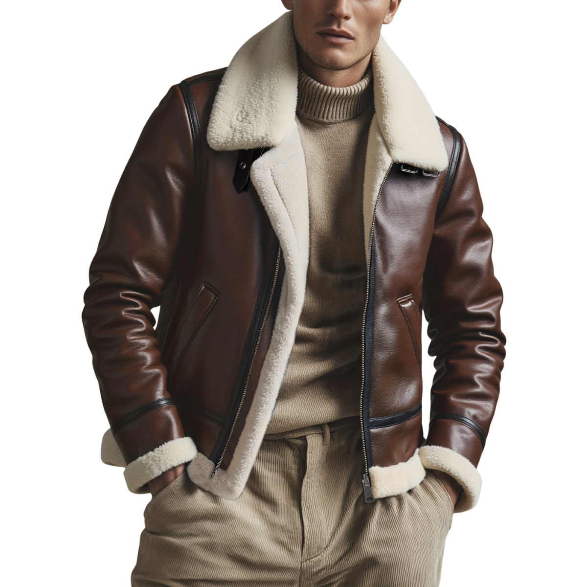 VANHOUTEN™ | WARME MOTORJACK VOOR HERFST EN WINTER