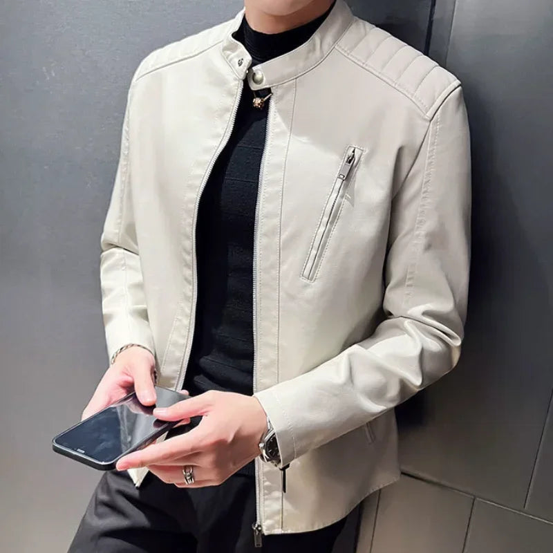 Adrien™ | Elegante leren jas