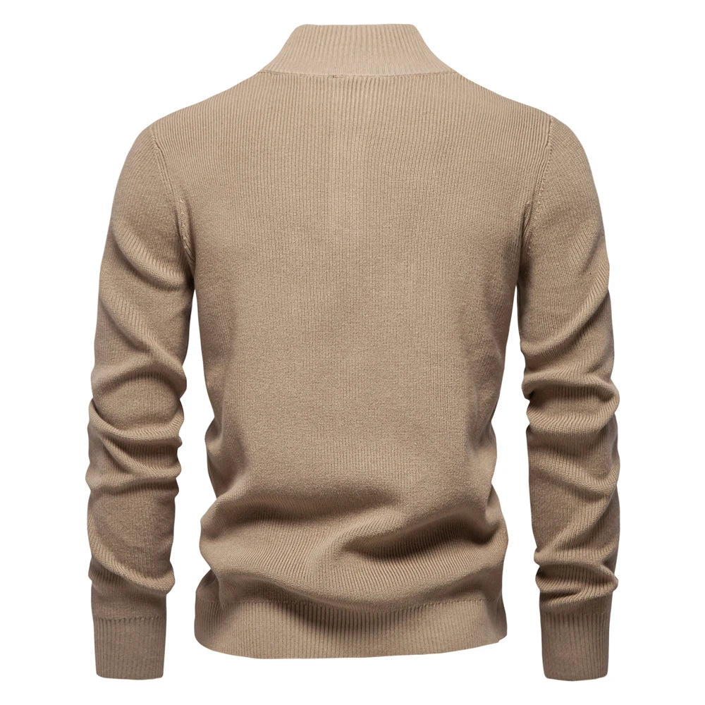 Konrad | Stijlvolle Heren Sweater met Knopontwerp
