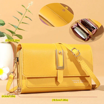 Muse™ | Elegante schoudertas voor vrouwen - Stijlvolle houder voor mobiele telefoon en kaarten