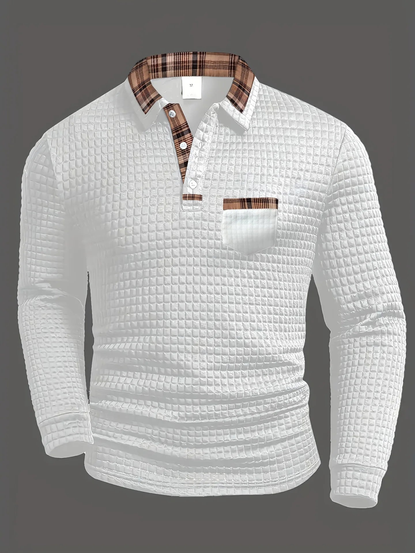 Laluna® |  Polo Shirt met Gestreept Motief