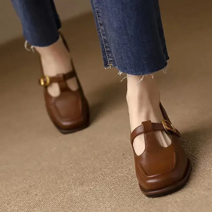 Selvana | Elegante T-Strap Schoenen