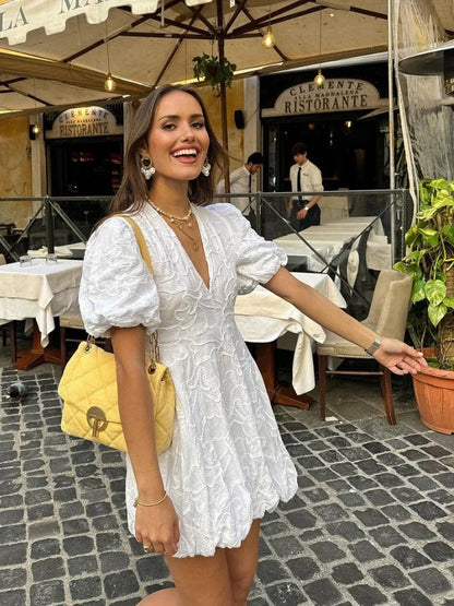 Van Houten™ | Puff Mini Dress