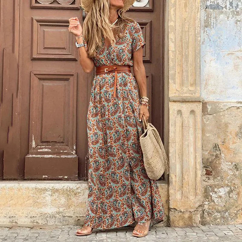 Laluna® | Elegante Bohemian Maxi-Jurk