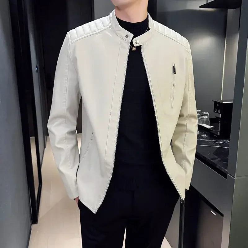 Adrien™ | Elegante leren jas