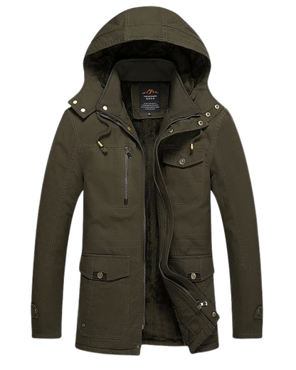 Julien™ | Elegante wintergecoat van katoen