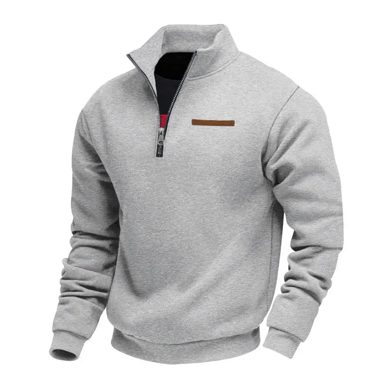 Casual fleece trui voor heren
