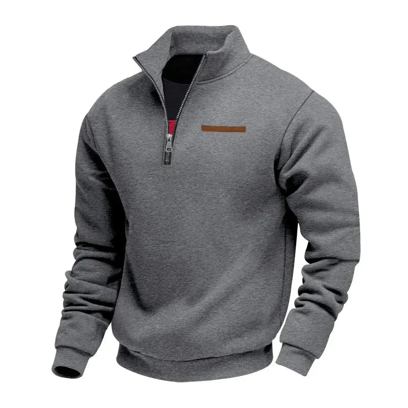 Casual fleece trui voor heren