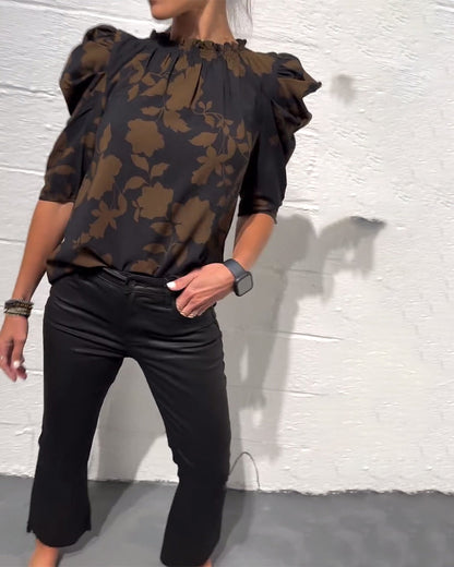 Laluna® | Blouse Pompmouw Ruche