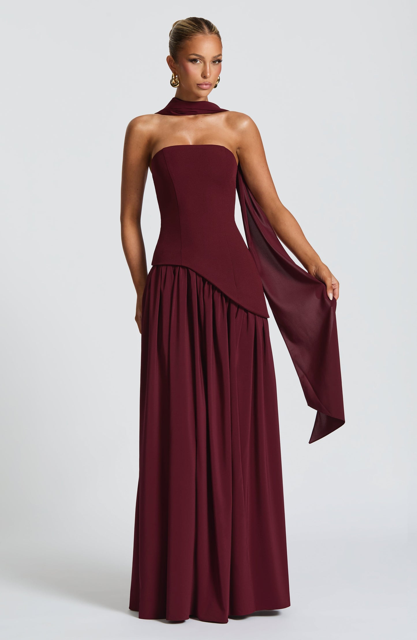 Van Houten™ | Chic Split Maxi Jurk