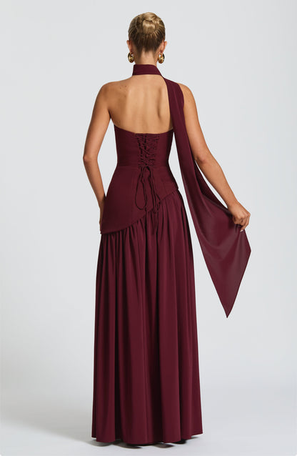 Van Houten™ | Chic Split Maxi Jurk