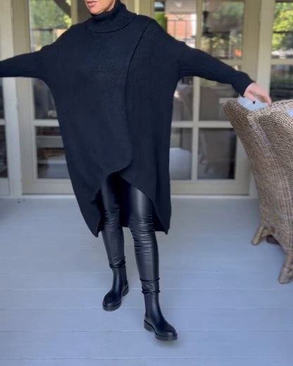 Laluna® | Trui met hoge hals en lange mouwen