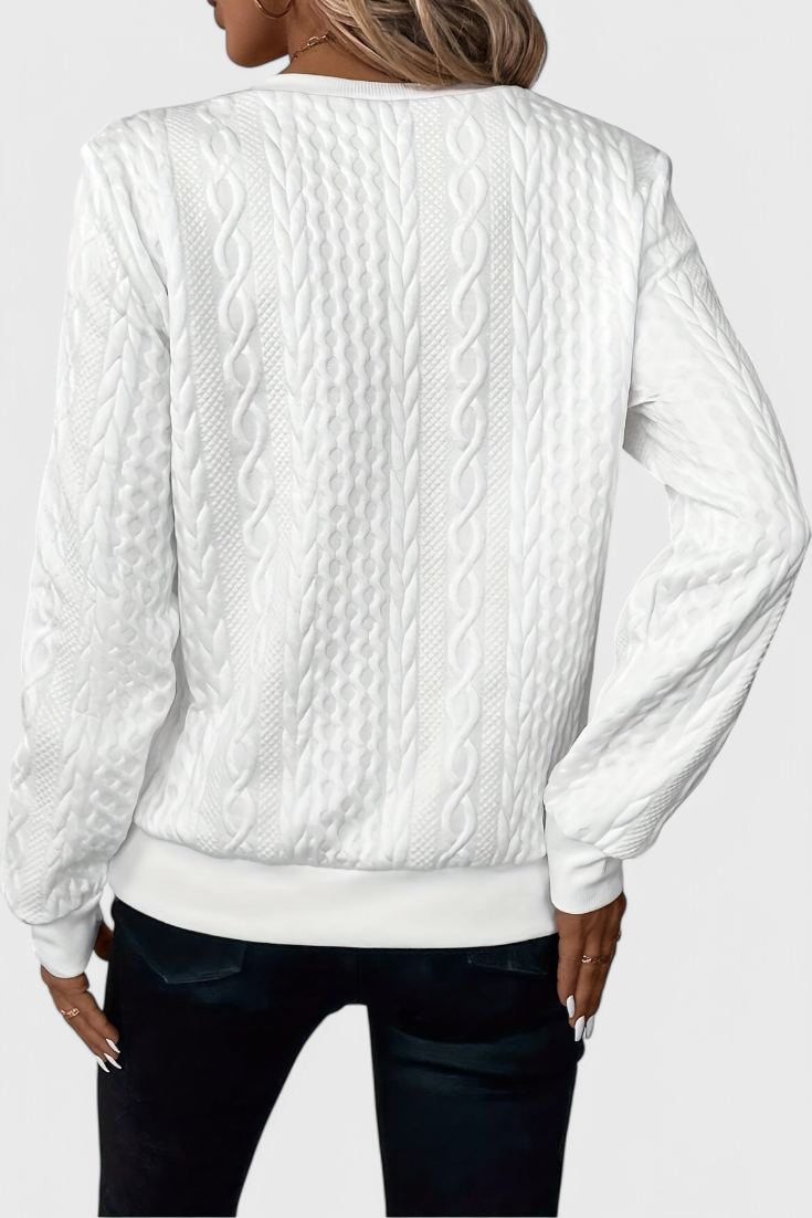 Zoey | Zachte Gebreide Trui met Rits