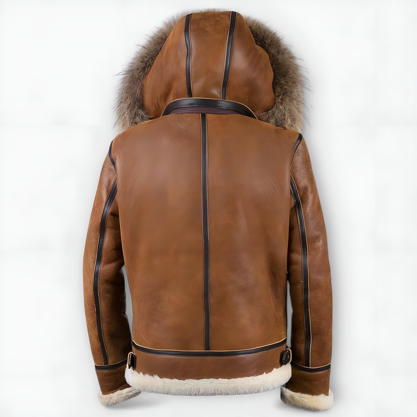 Aron™ | Bomberjack met capuchon van bont