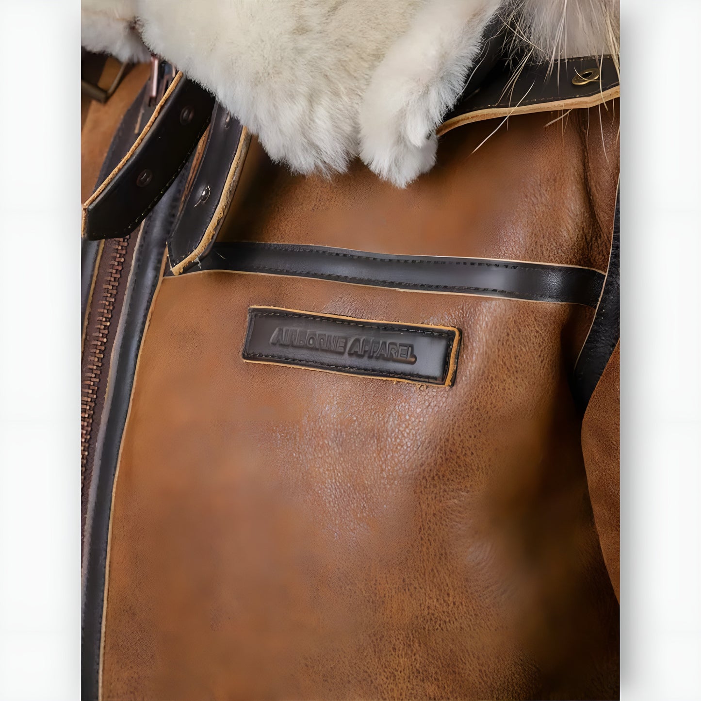 Aron™ | Bomberjack met capuchon van bont